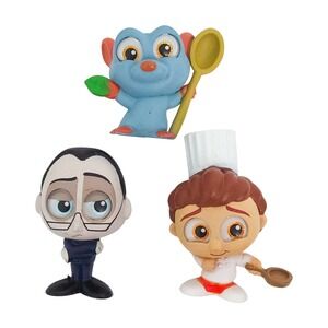 Ratatouille Disney Doorables Series 10 Mini Figure Lot (Set of 3)- Ultra Rare